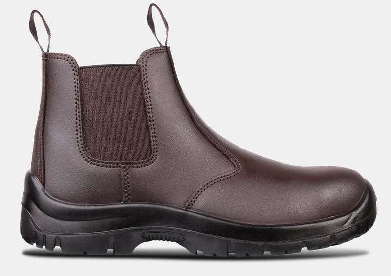 DOT Chelsea Safety Men's Boot Brown
