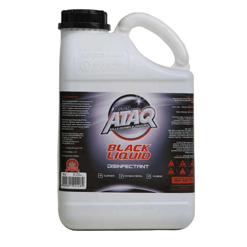 FINAL ATAQ Black Liquid Disinfectant 5L