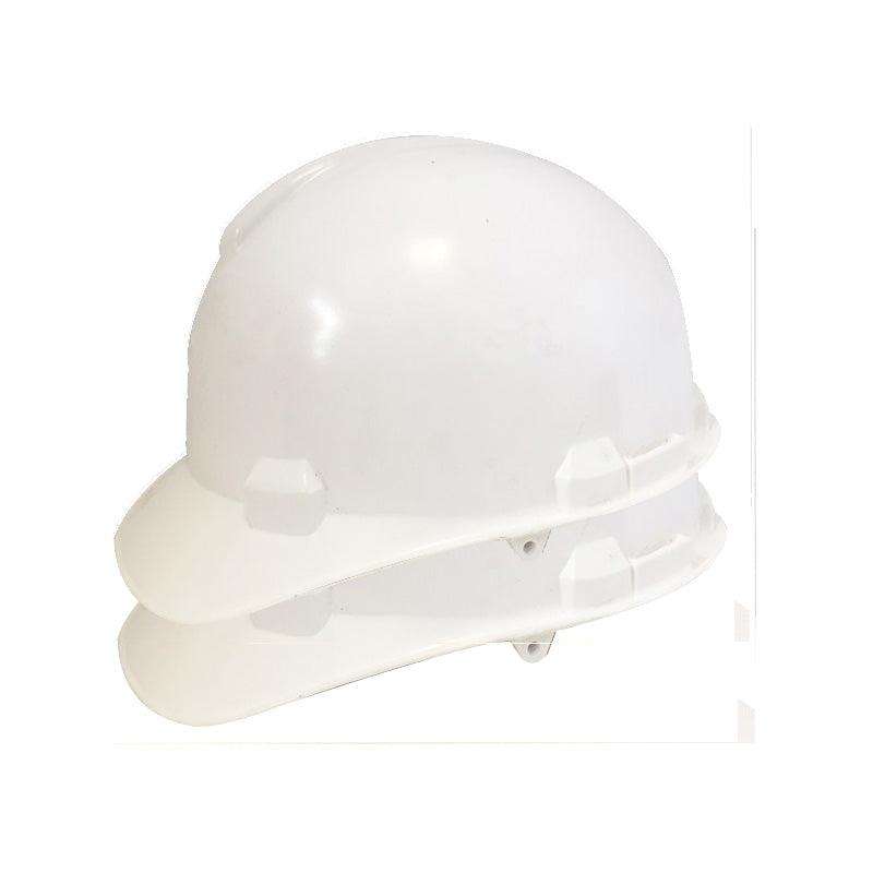 Hard Hat (Safety Cap) White Lined ( 2 Pack )