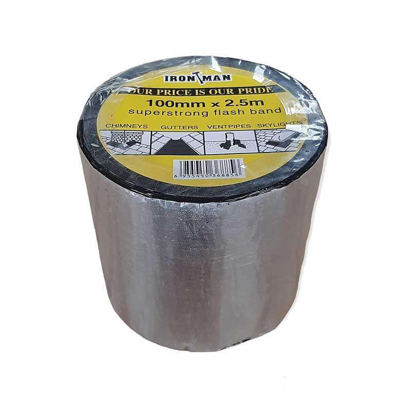 IRON MAN Flashing Aluminium/Bitumen Tape 100mm x 2.5mt