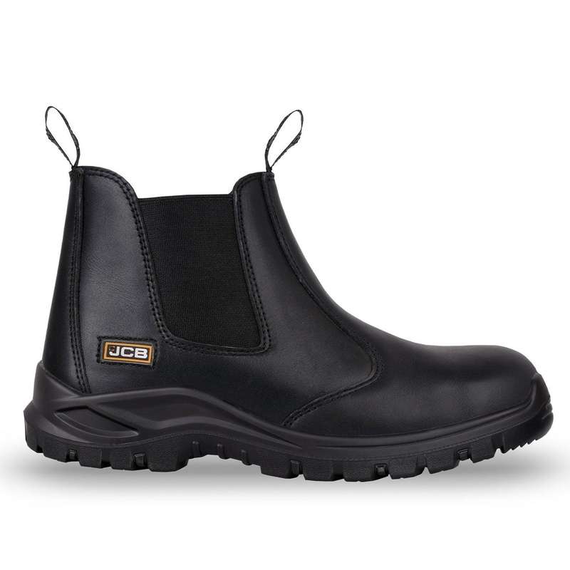 JCB Chelsea Black Steel Toe Men's Boot