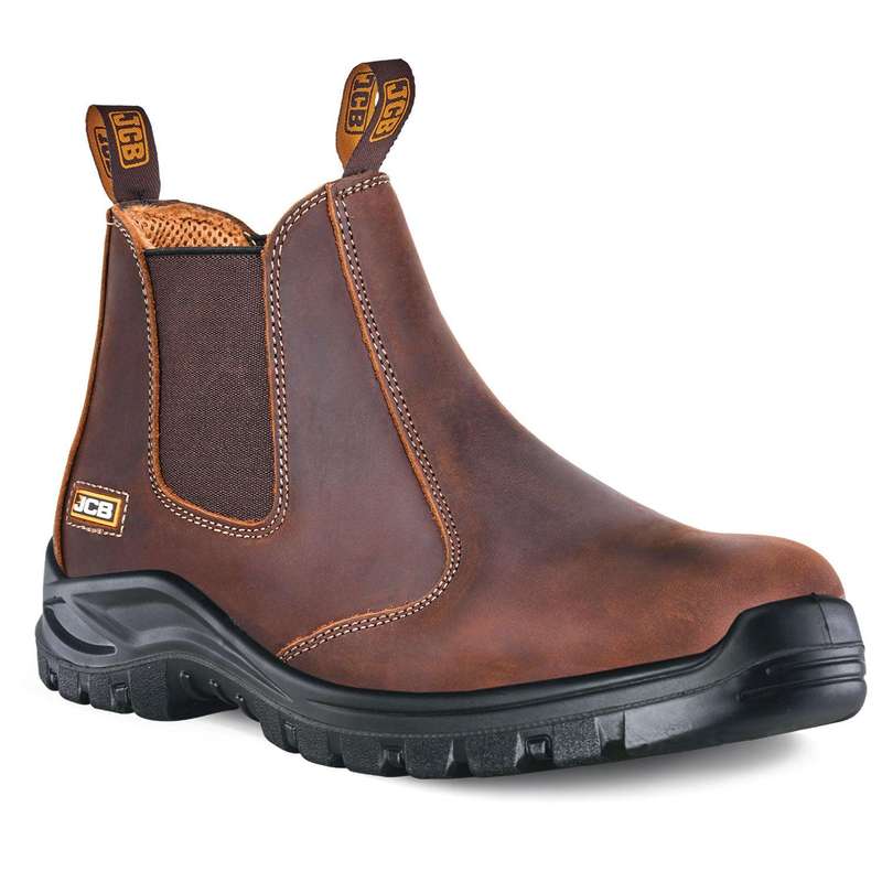 JCB Chelsea Brown Steel Toe Men's Boot
