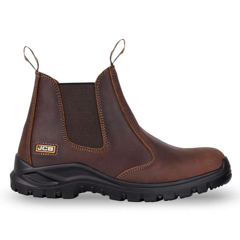 JCB Chelsea Brown Steel Toe Men's Boot