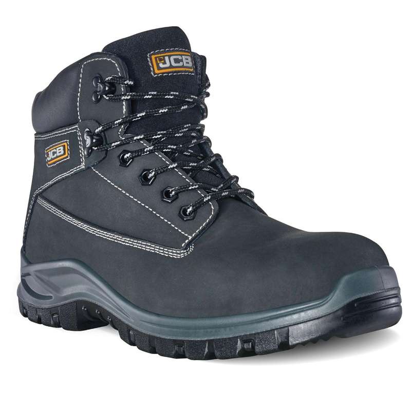 JCB Holton Hiker Black Nubuck Steel Toe Men's Boot