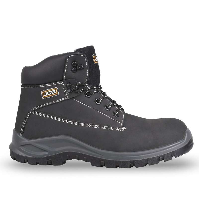 JCB Holton Hiker Black Nubuck Steel Toe Men's Boot