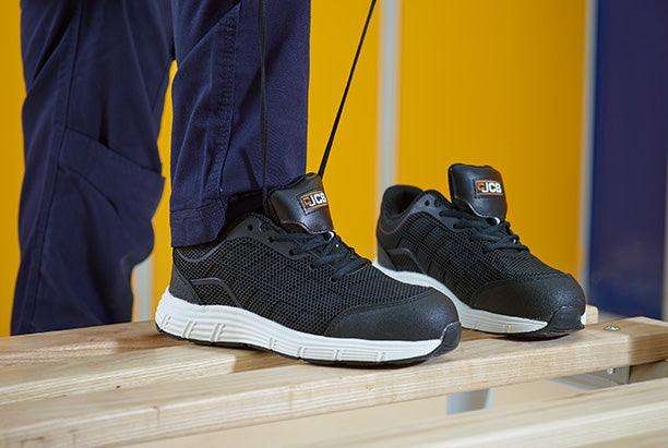JCB Jogger Black Shoe Steel Toe