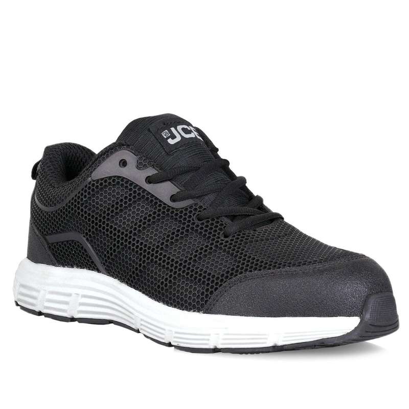 JCB Jogger Black/White Shoe Steel Toe