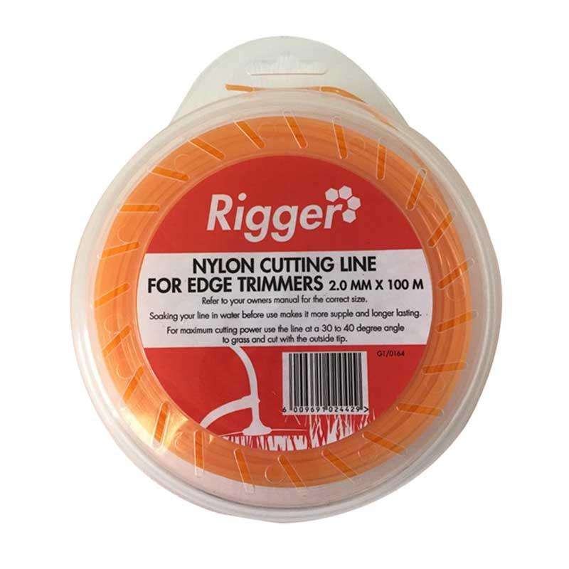 RIGGER LINE TRIMMER Nylon Line 2.0mm x 100M Donut