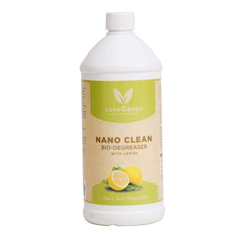 SUPA GREEN NANO CLEAN Eco Friendly Bio Degreaser with Lemon 1 Litre