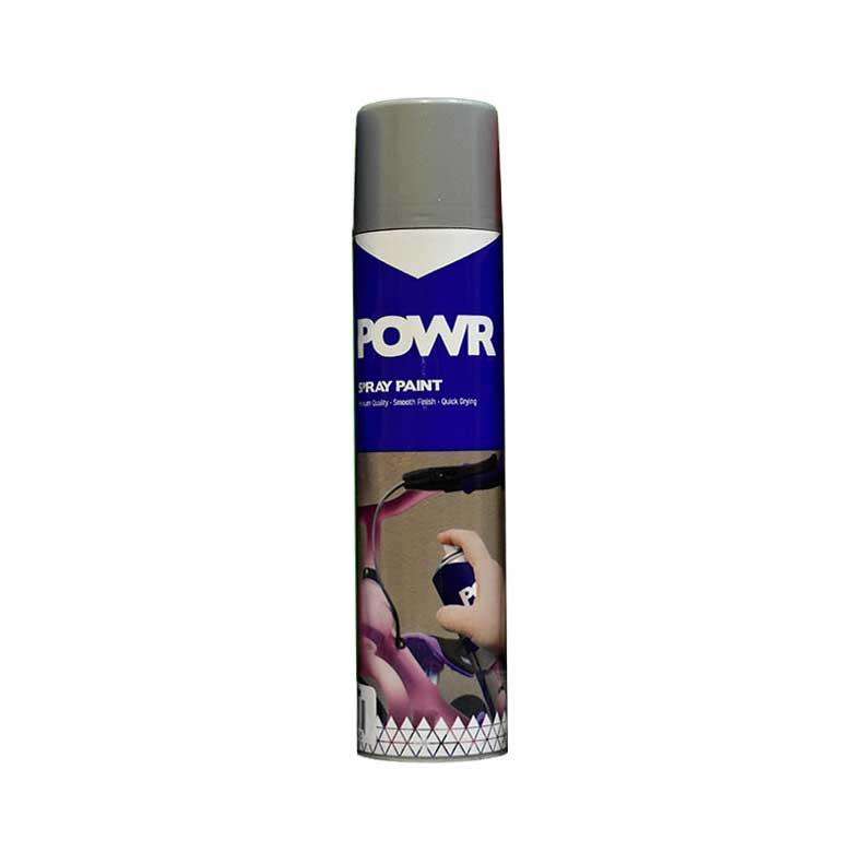 POWR Spray Paint STD 300ml Metal Silver