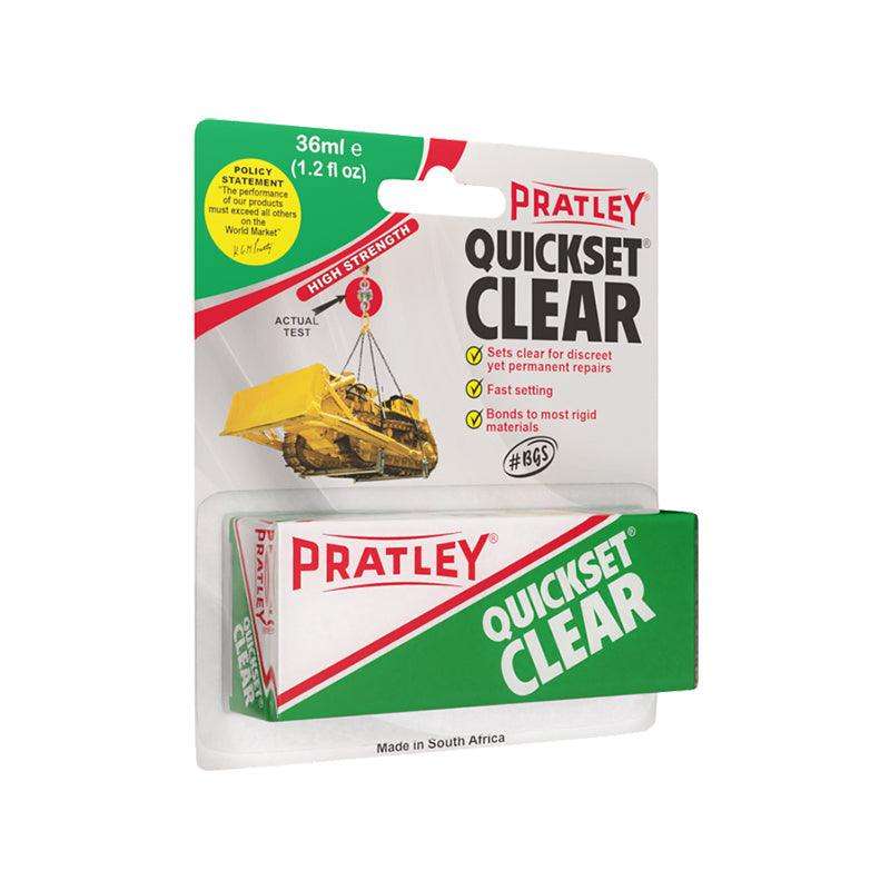 PRATLEY Adhesive Epoxy Quickset Clear 36ml
