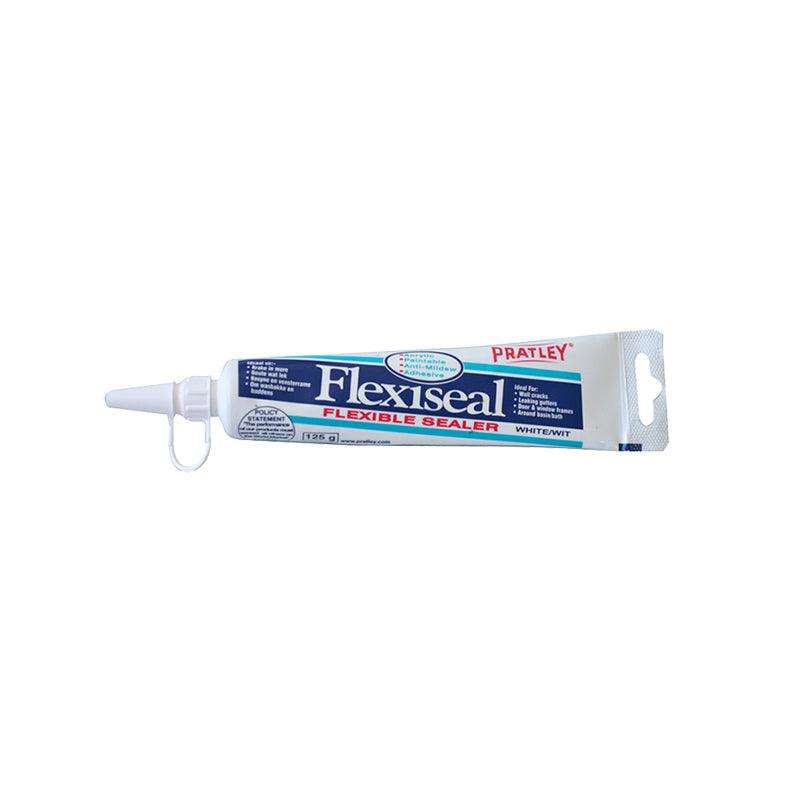 PRATLEY Sealant Flexiseal 125gm Tube Carded White