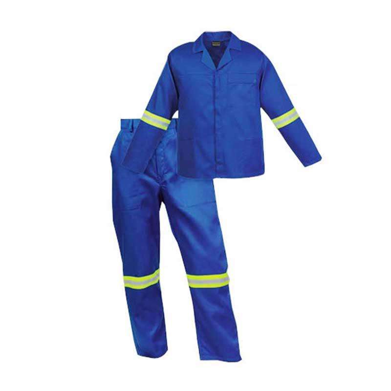 RIGGER Continental Suite 2 Piece Poly Cotton Reflective Tape Royal Blue
