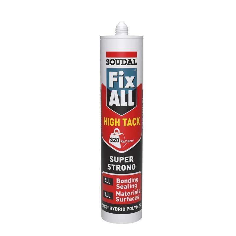 SOUDAL Adhesive Fix All High Tack Super Strong 320kg White 290ml