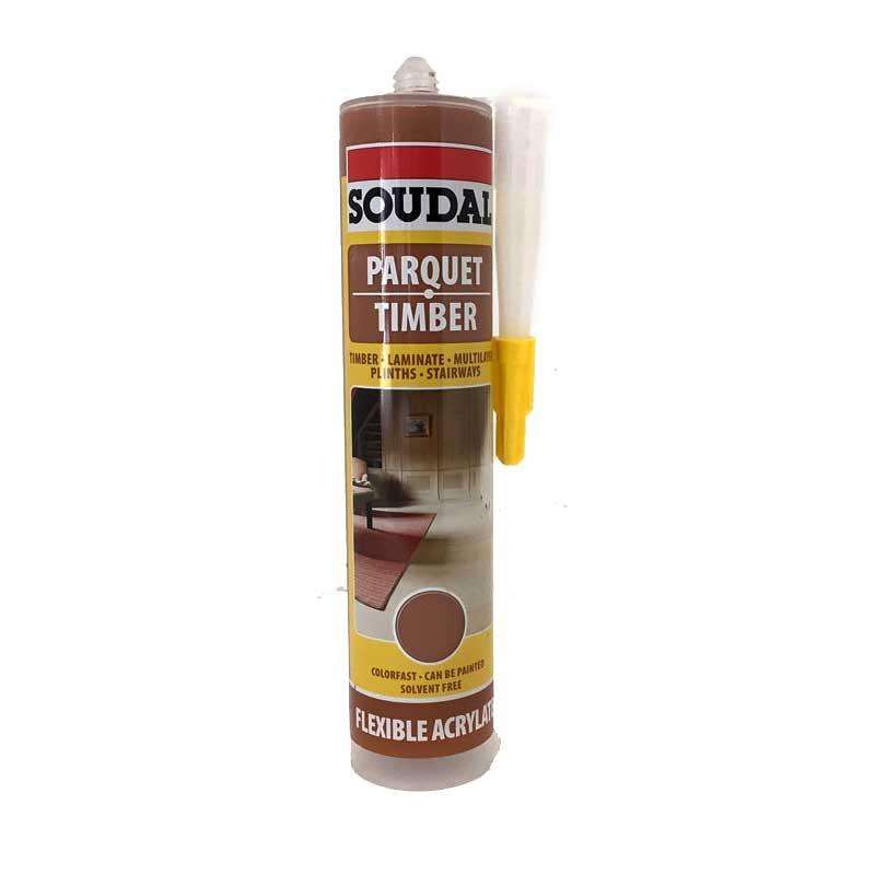 SOUDAL Parquet Timber Laminate Sealant Merbau 310ml Cartridge
