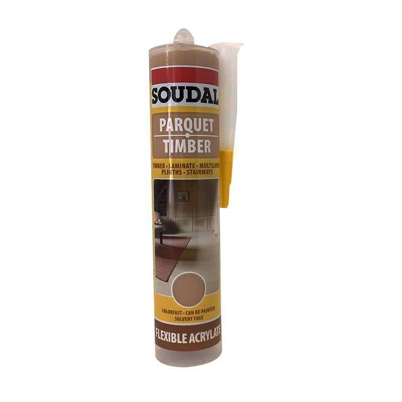 SOUDAL Parquet Timber Laminate Sealant Middle Oak 310ml Cartridge