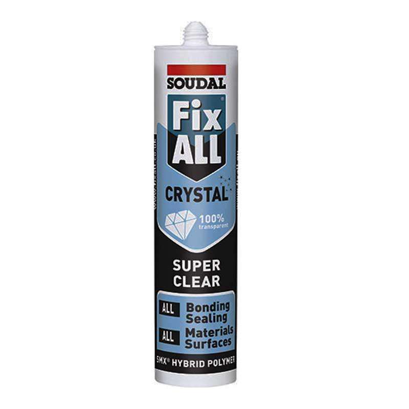 SOUDAL Sealant Fix All Crystal Clear 290ml Cartridge