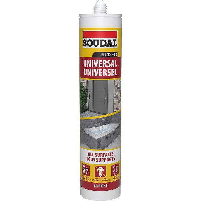 SOUDAL Universal Silicone Sealant Black 270ML