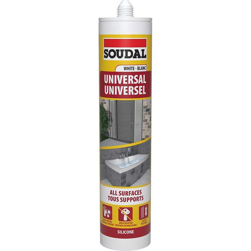 SOUDAL Universal Silicone Sealant White 270ML
