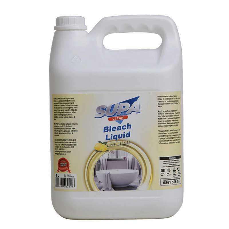 SUPA CLEAN Bleach With Lemon 5 Litre