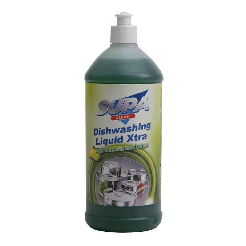 SUPA CLEAN Dishwashing Liquid Xtra with Citrus Biodegradable 1 Litre