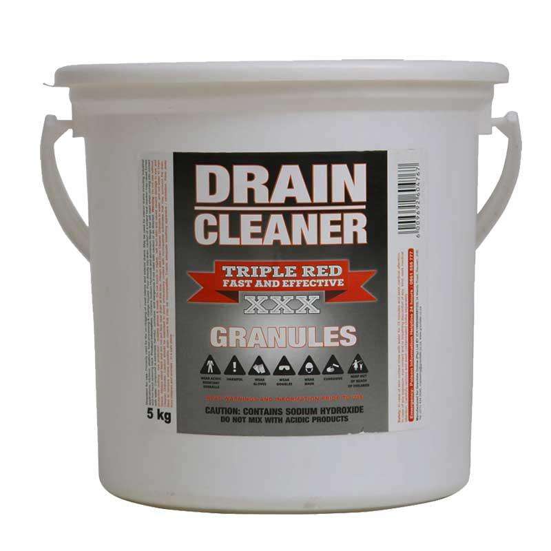 TRIPLE RED Drain Cleaner Granules 5Kg