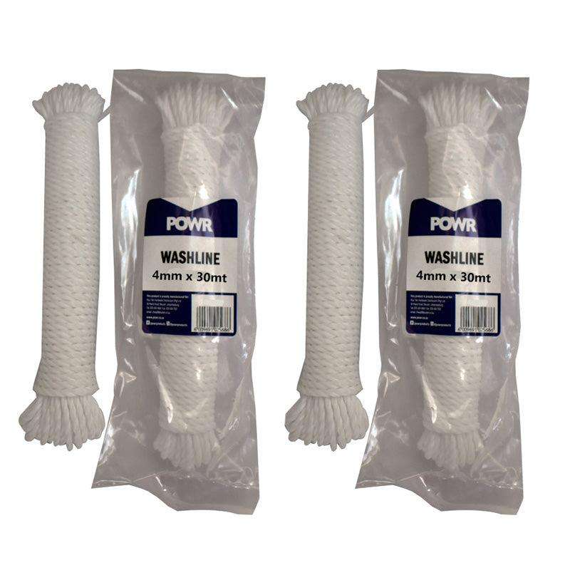Wash Line Nylon 4mm x 30mt ( 2 Pack)
