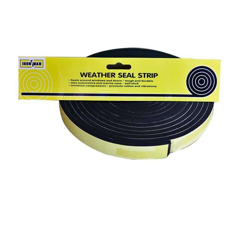 Weather Seal Tape 6mm x 25mm x 5 MT Black Foam