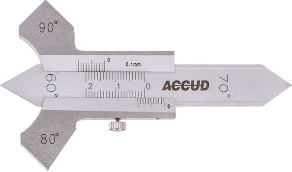 Accud Welding Gauge 0-8Mm/0-20Mm/ 60,70,80,90Deg. - DEFAULT TITLE