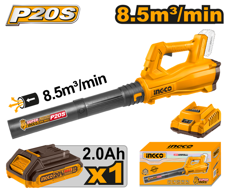 Ingco Cordless Blower 20V P20S Kit