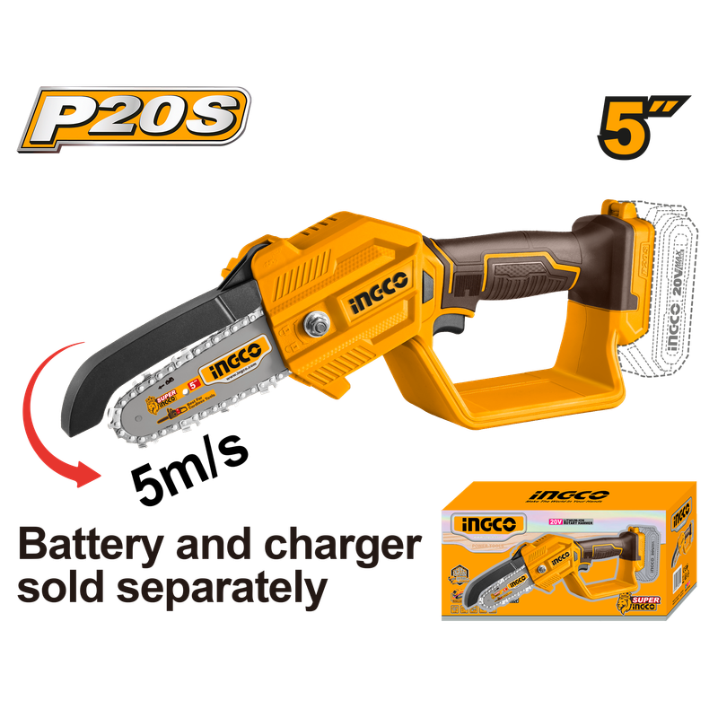 Ingco Cordless Pruner Saw 5" 20V (Tool only)