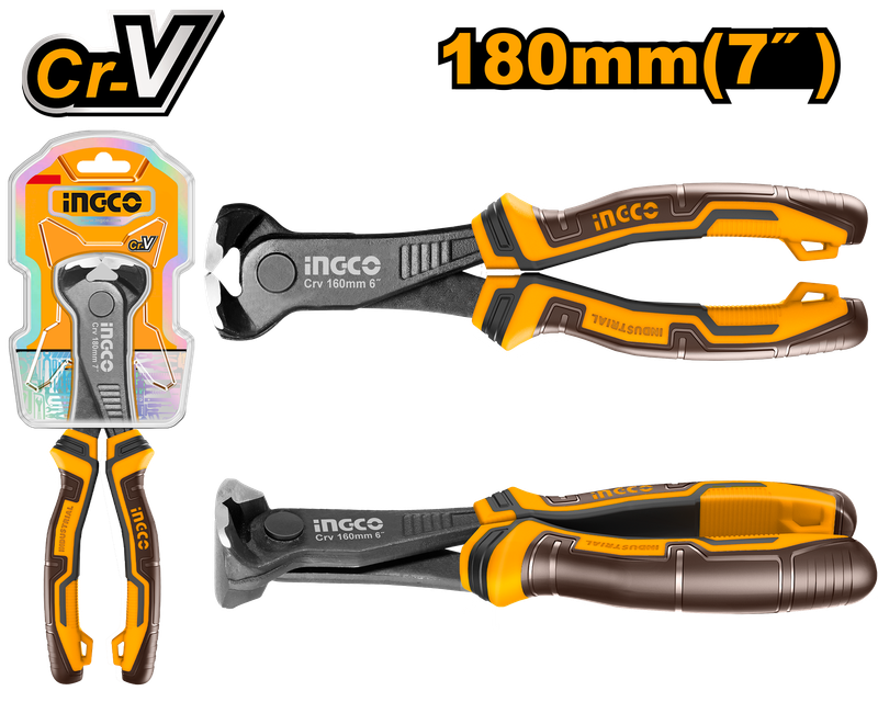 Ingco Plier End Cutter 180Mm