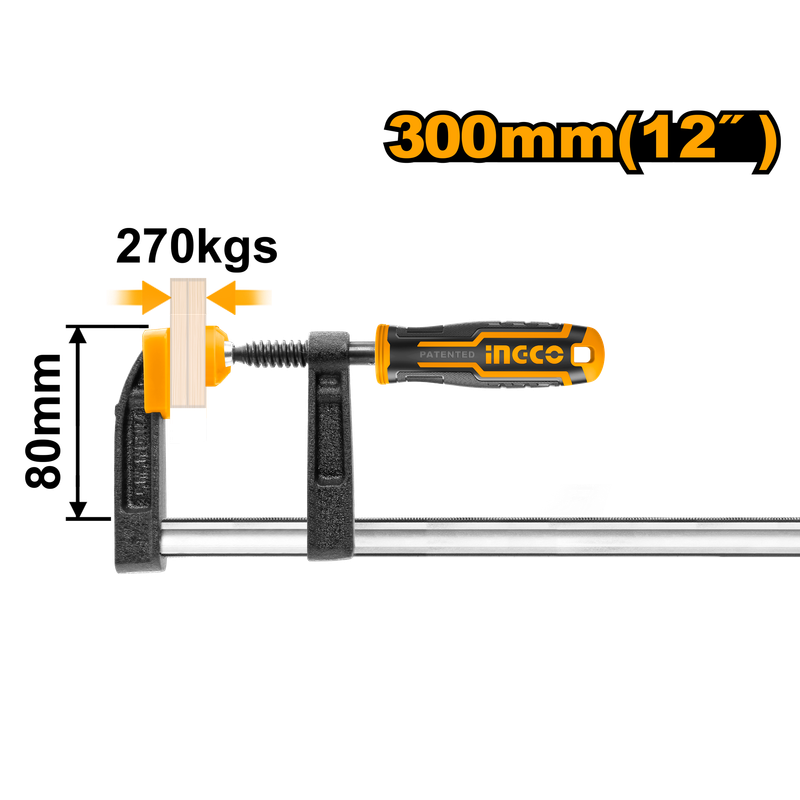 Ingco Clamp F 80X300Mm