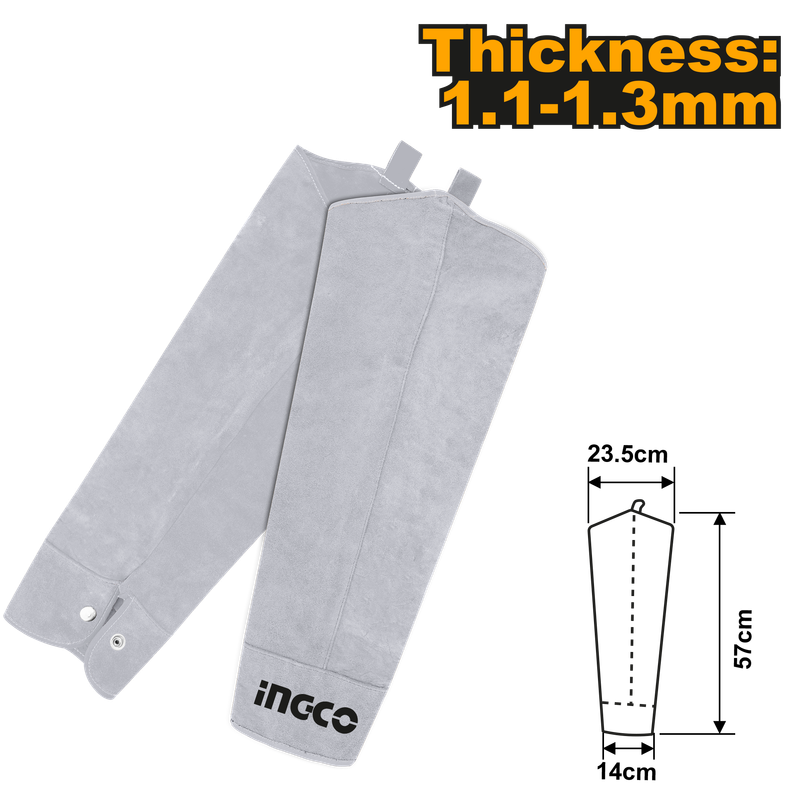 Ingco Weld Leather Sleeves 57X14Cm