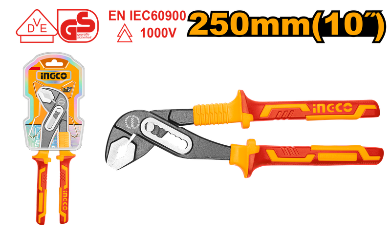 Ingco Plier Vde 1000V 250Mm Water Pump