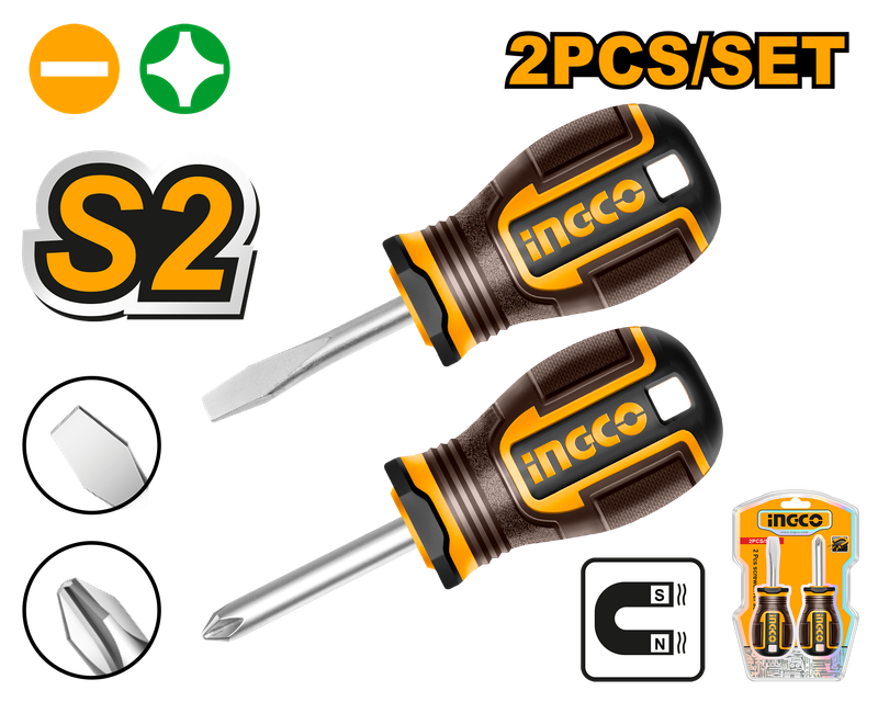 Ingco S/Driver S2 Set Ph 2Pc