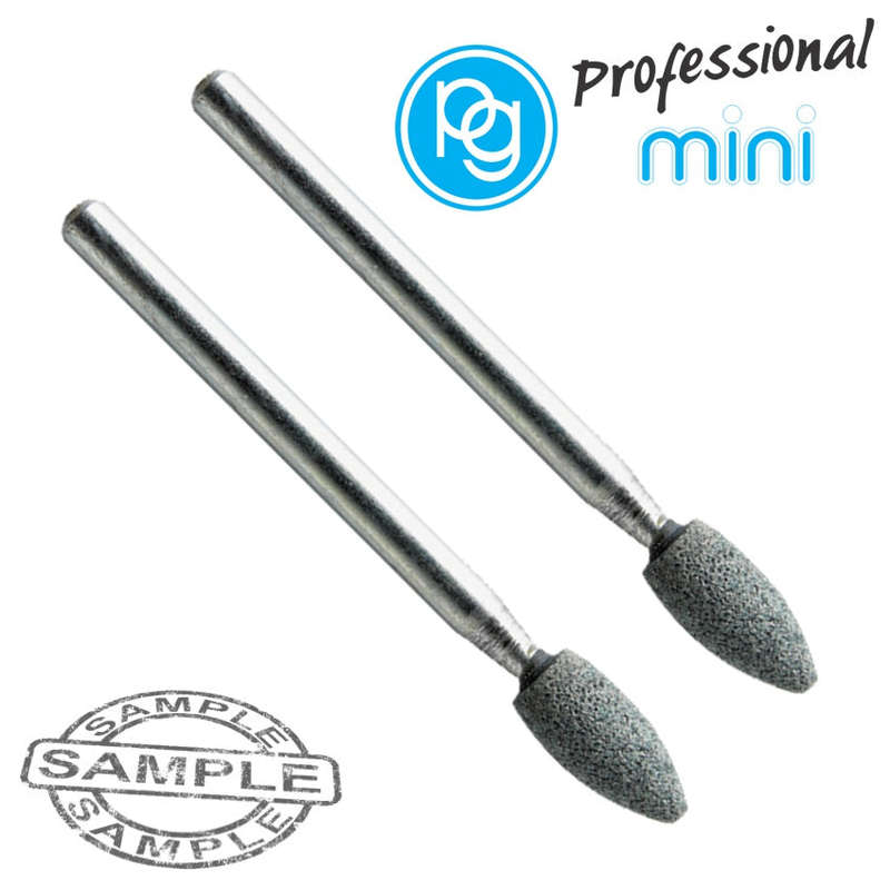 Pg Silicon Carbide Stones 5X10Mm.Flame.Sh3Mm.2Pcs - DEFAULT TITLE