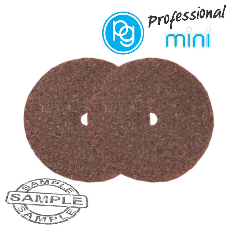 Pg Wheel Grinding Stones. Brown Abv.22Mm.2Pcs -