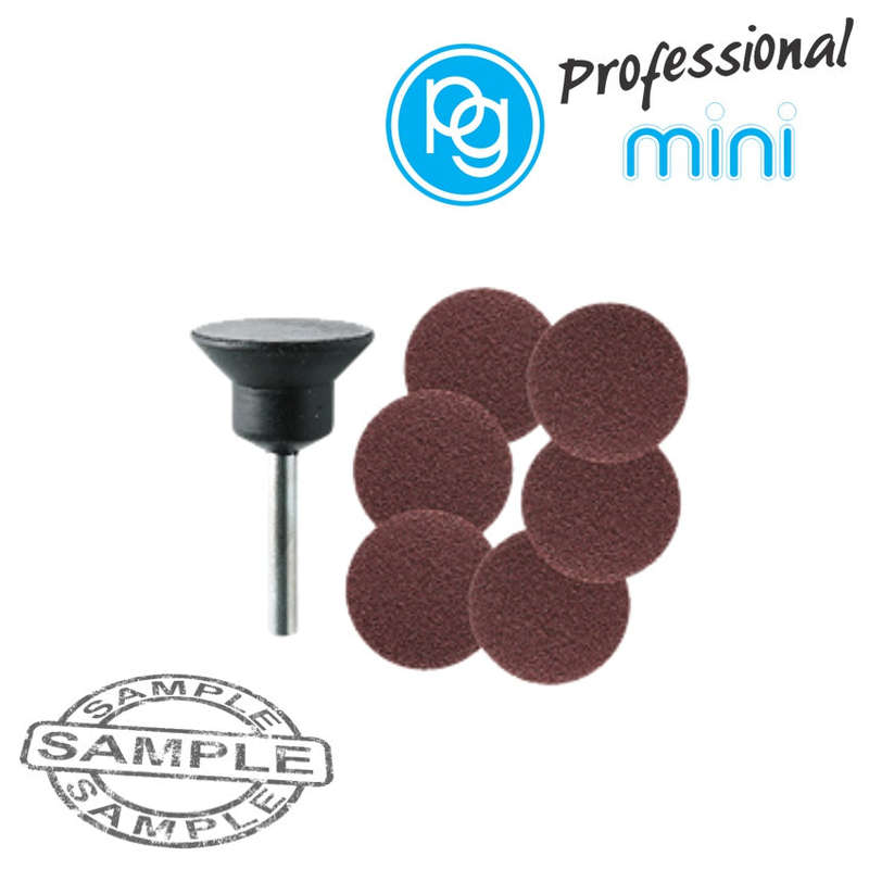 Pg Backing Pad 20Mm.Sh 3.2Mm + Sanding Discs.6Pcs - DEFAULT TITLE