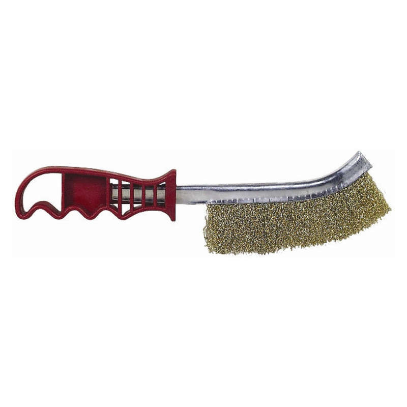 Tork Craft Wire Hand Brush Rust Resistant Brass Coated Steel Wire - DEFAULT TITLE