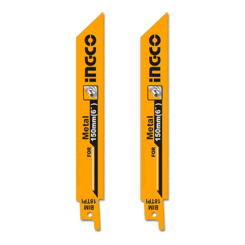 Ingco Reciprocating saw blades for Metal 2pcs/set