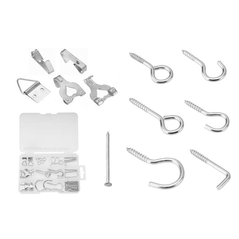 Wadfow screw hooks kit 140 Piece