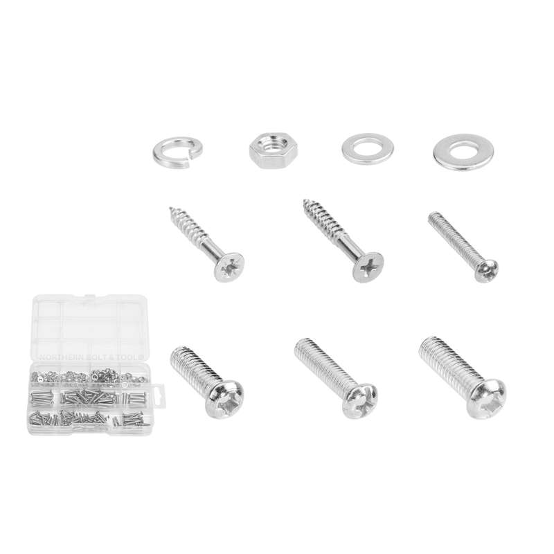 Wadfow Screw and hex nut kit 324 Piece