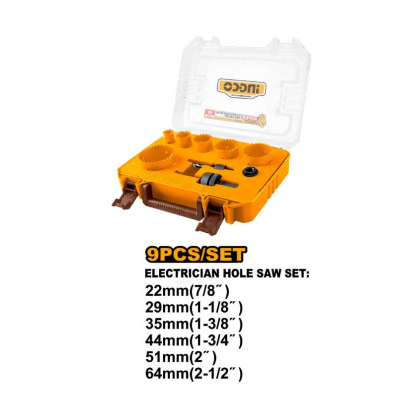 Special - Ingco Electrician's Bi-metal Hole Saw Set