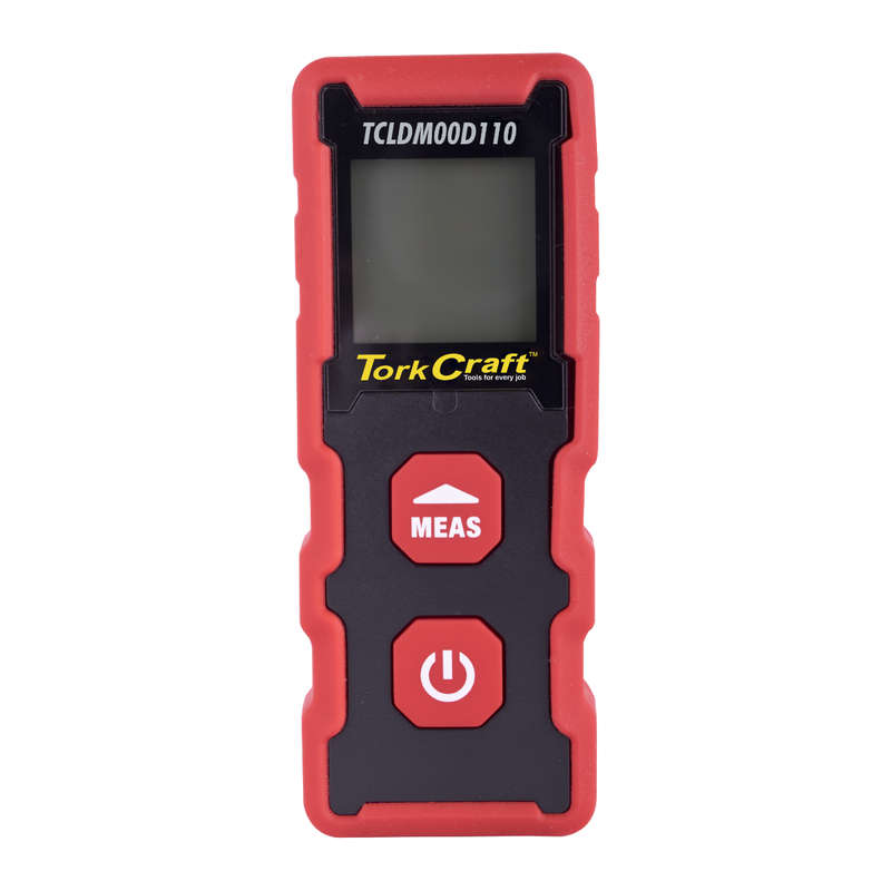 Tork Craft Laser Distance Meter 20M Single Measurement Includes 2 X AAA Batteries