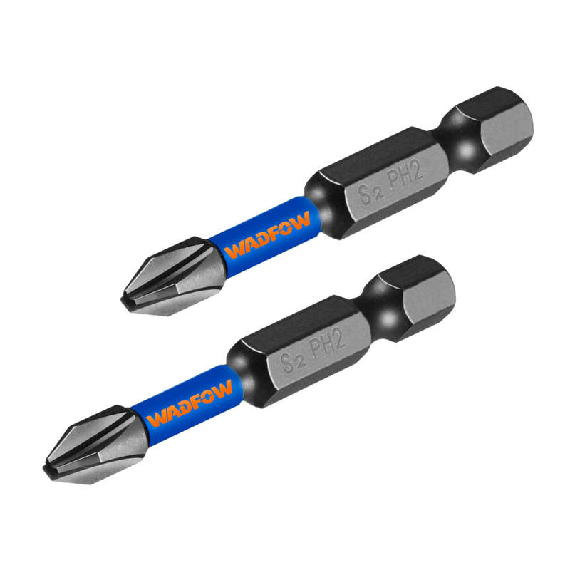 Wadfow Impact screwdriver bits PH2 50mm 2Pcs Set