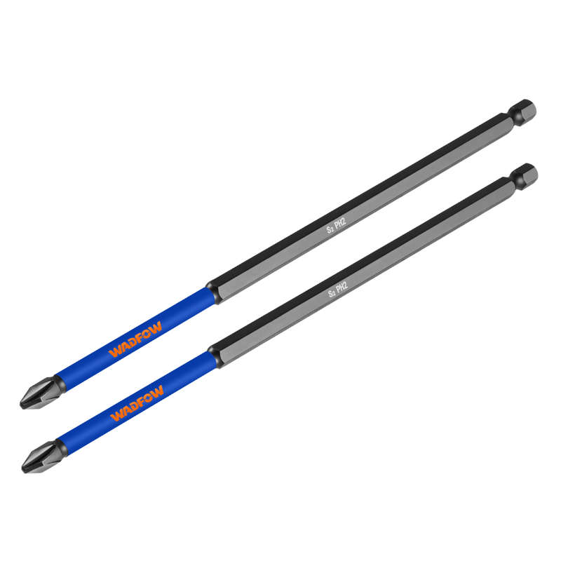 Wadfow Impact screwdriver bits PH2 200mm 2Pcs Set