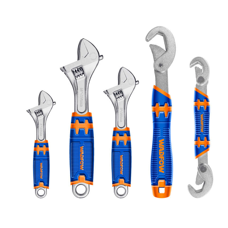 Wadfow Adjustable wrench set 5 Piece
