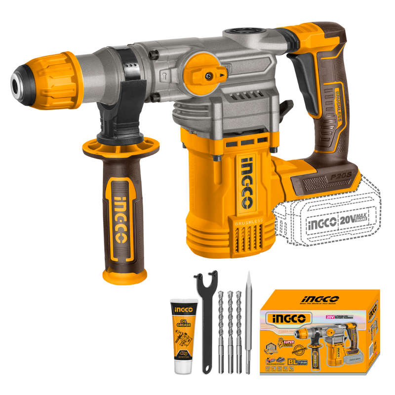 Ingco Cordless Rotary Hammer Drill 20V (Unit Only)