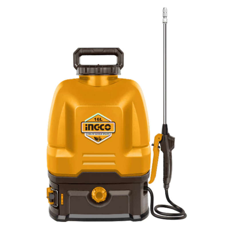 Ingco Cordless Backpack (Pressure) Sprayer 16L 20V P20S (Tool Only)